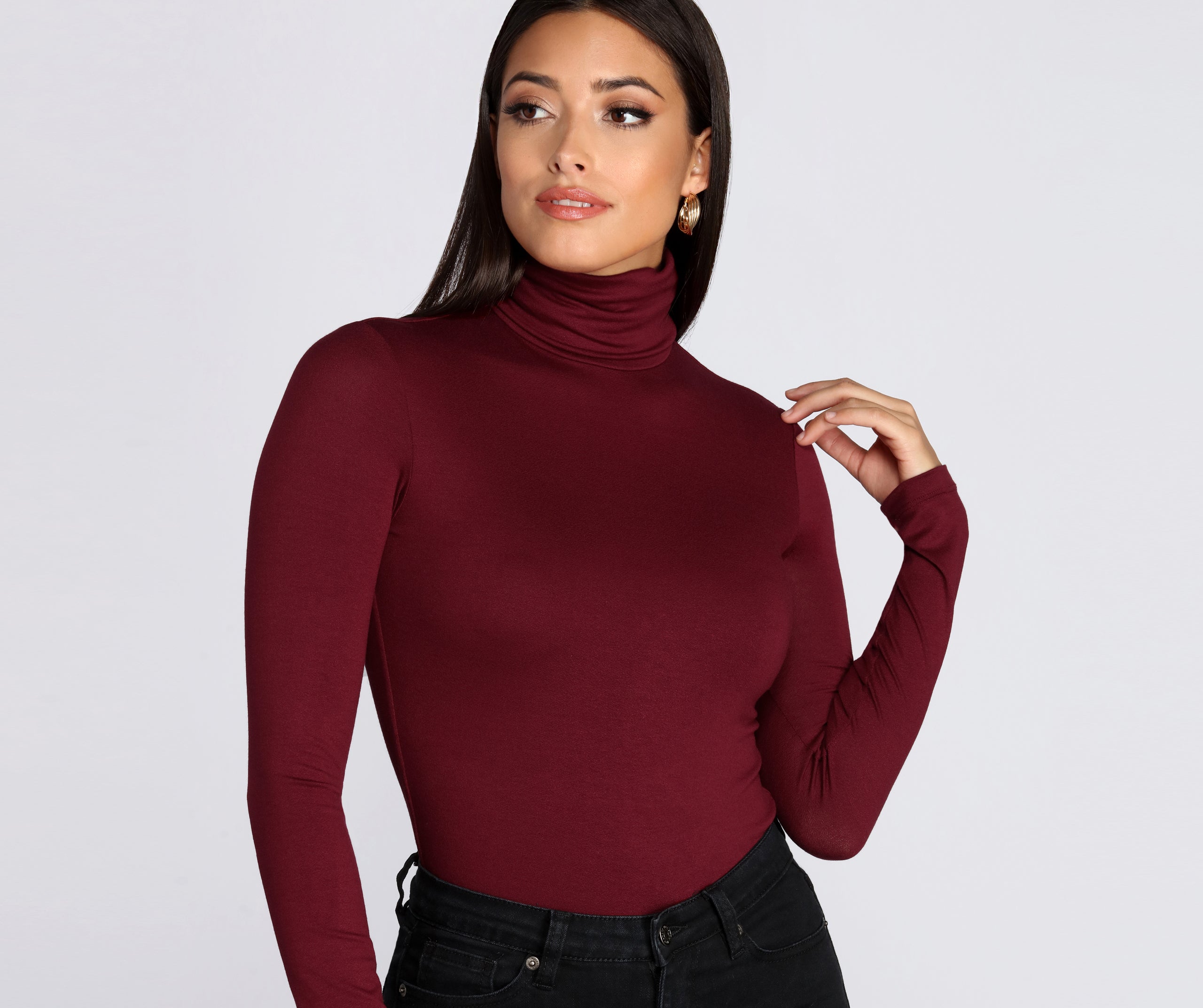 Soft Turtleneck Bodysuit