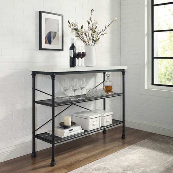 Madeleine Matte Black Console