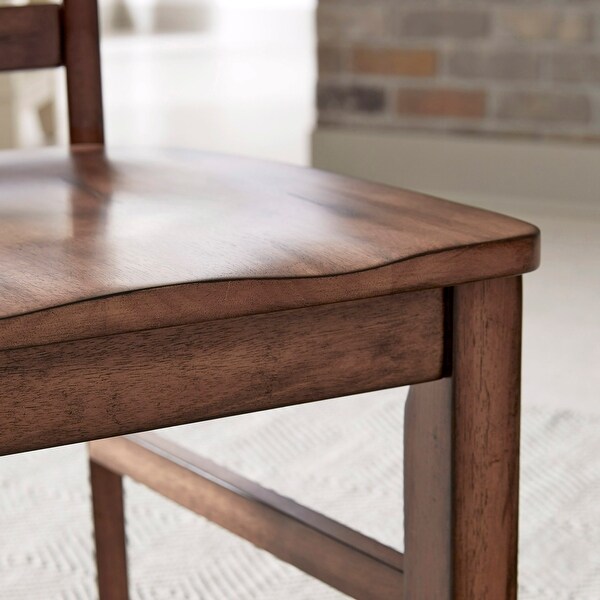 Homestyles Sedona Brown Wood Dining Chair Pair - 18