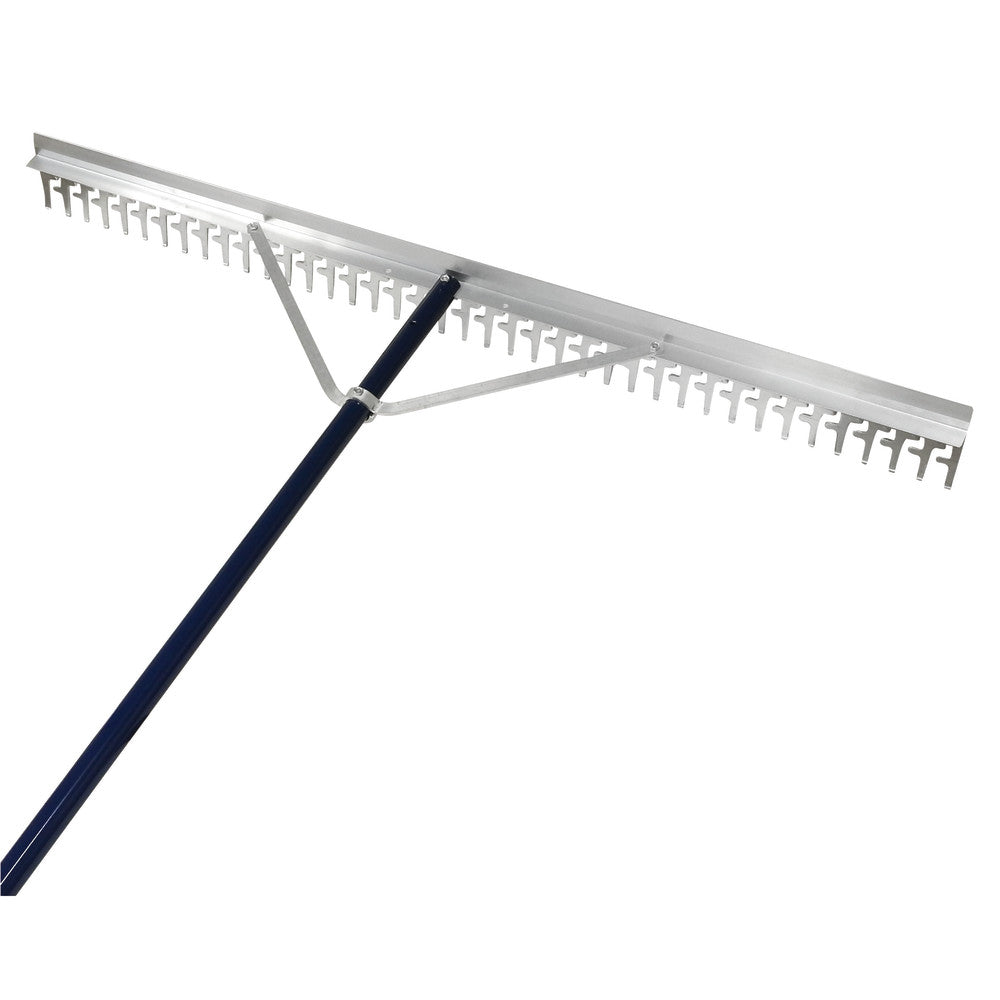 Extreme Max 3005.4236 48" Commercial-Grade Screening Rake for Beach and Lawn Care with 66" Handle