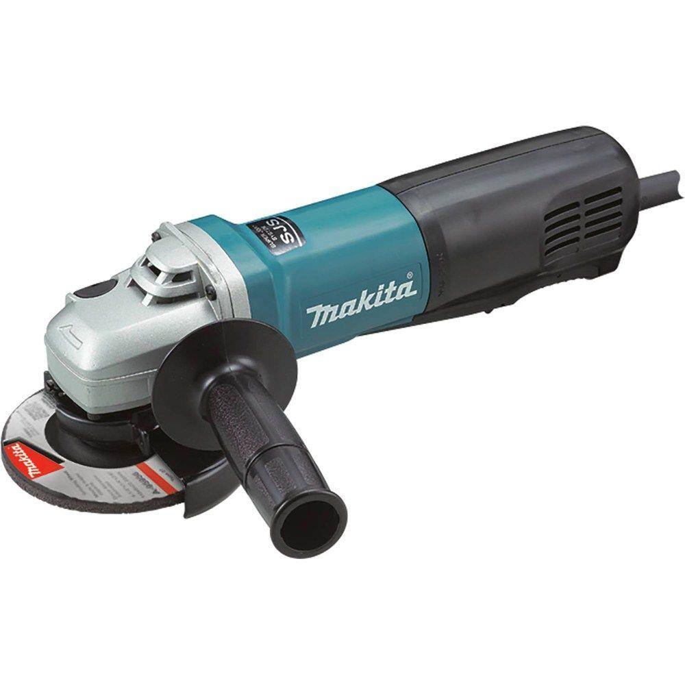 Makita 13 Amp 4-12 in. SJS High-Power Paddle Switch Angle Grinder 9564PC