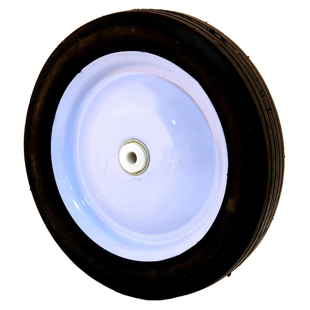 Arnold 10 in. x 1.75 in. Universal Steel Wheel with Shielded Ball Bearings for Extended Life 490-323-0001