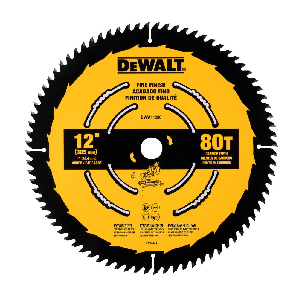 DEWALT Circular Saw Blade 12 80T ;