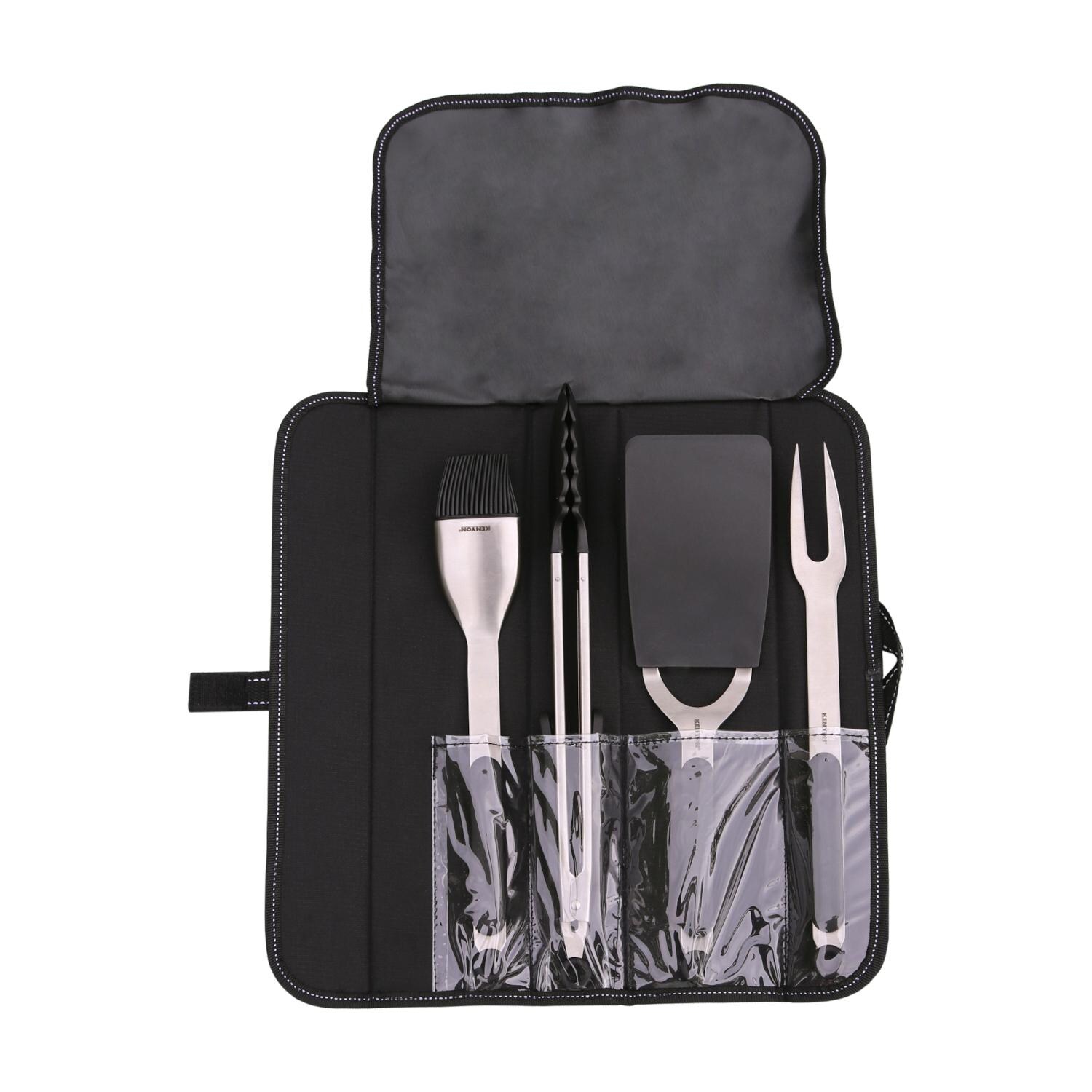 Kenyon All Seasons 4 Piece Grill Utensil Set