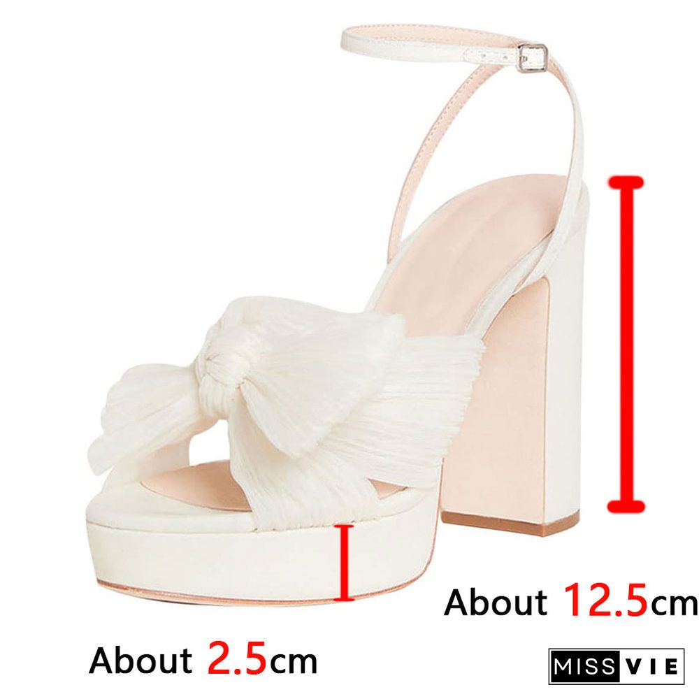 Brand New Platform Summer Simple High Heeled Women's Sandals Shoes Wedding Shoes Big Size 43 Bridal Shoes