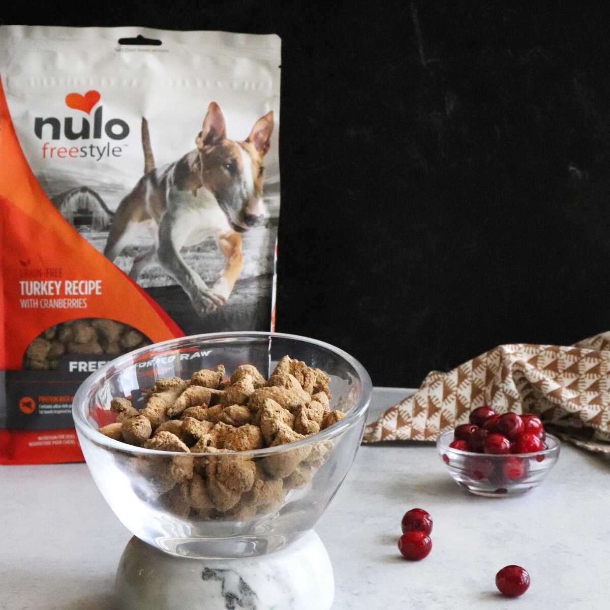 Nulo Freestyle Turkey Recipe With Cranberries Grain-Free Freeze-Dried Raw Dog Food