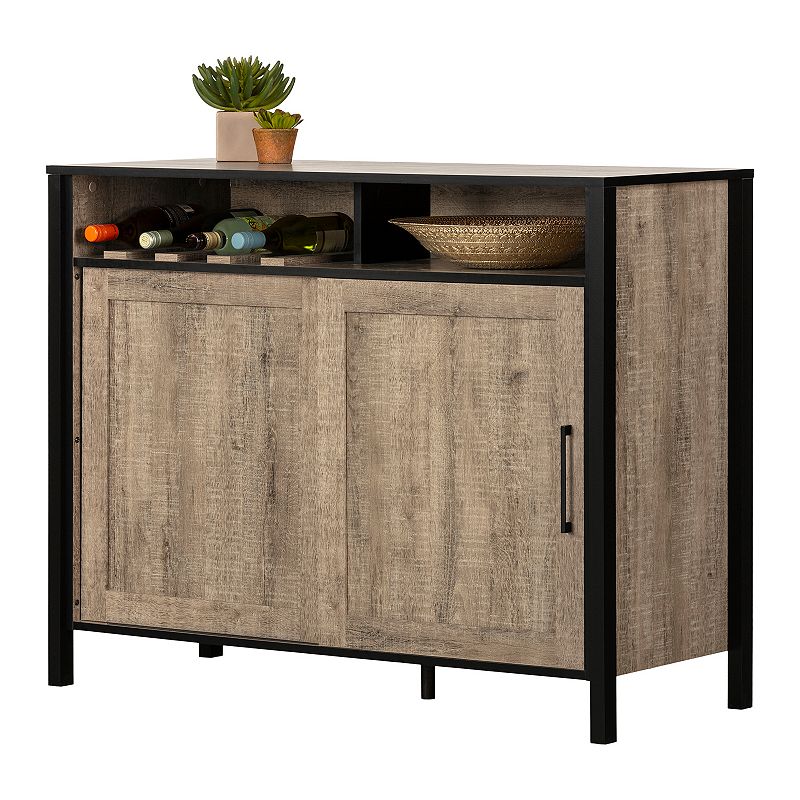 South Shore Munich Buffet with Sliding Door