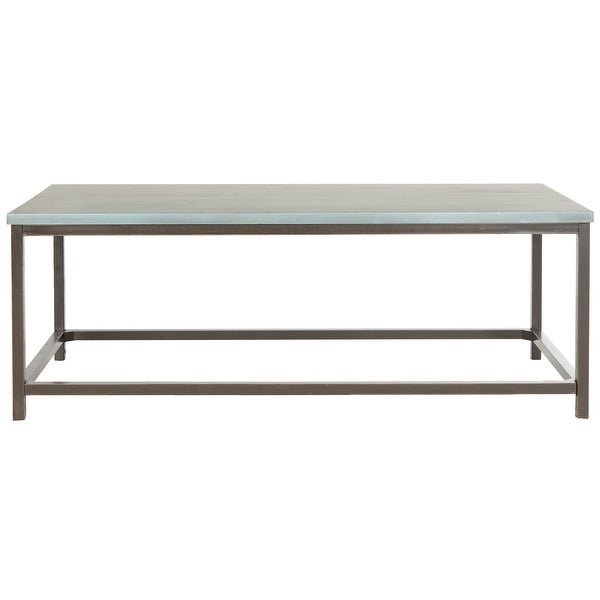 SAFAVIEH Alec Steel Blue Coffee Table - 48