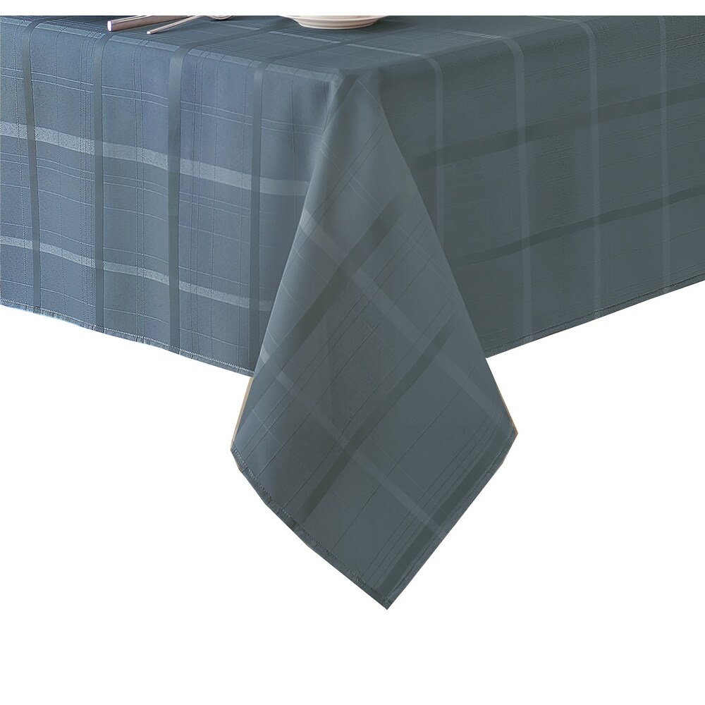 Elegance Plaid Jacquard Woven Tablecloth