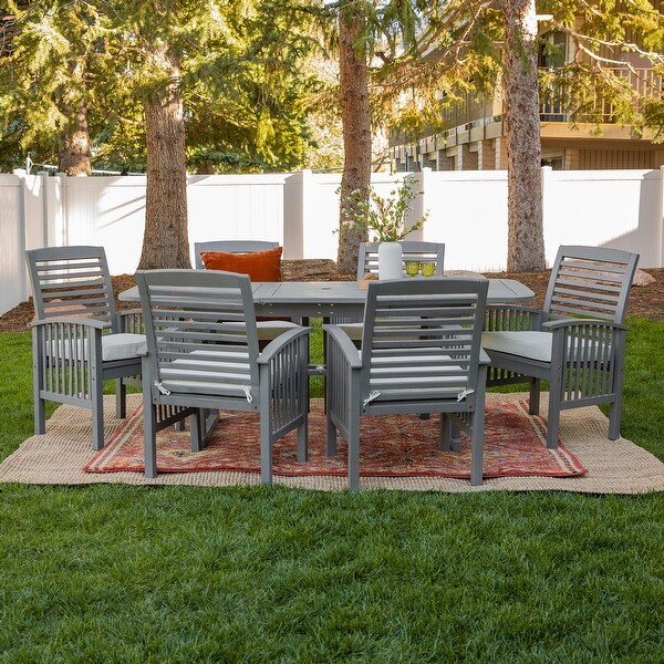 Middlebrook Surfside 7Piece Acacia Outdoor Extension Dining Set