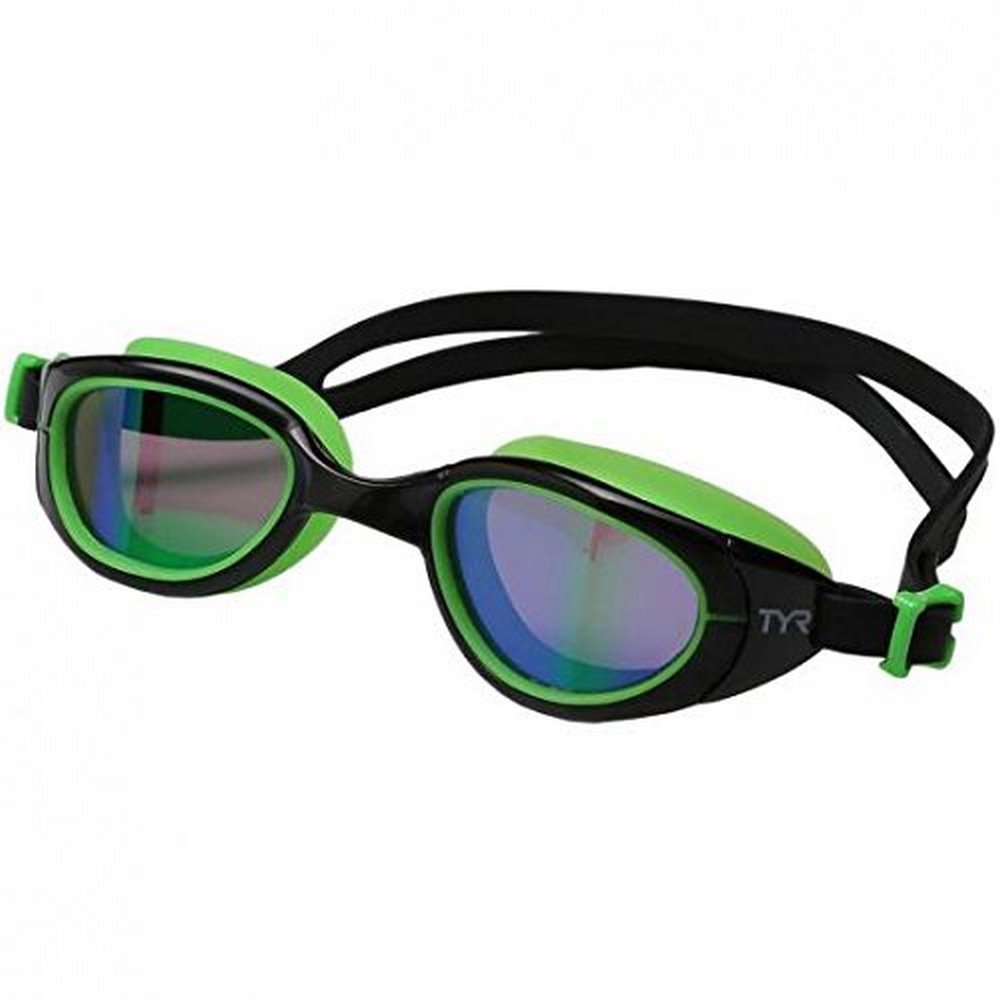 TYR Special Ops 2.0 Polarized Green and Black Swimming Sport Goggles