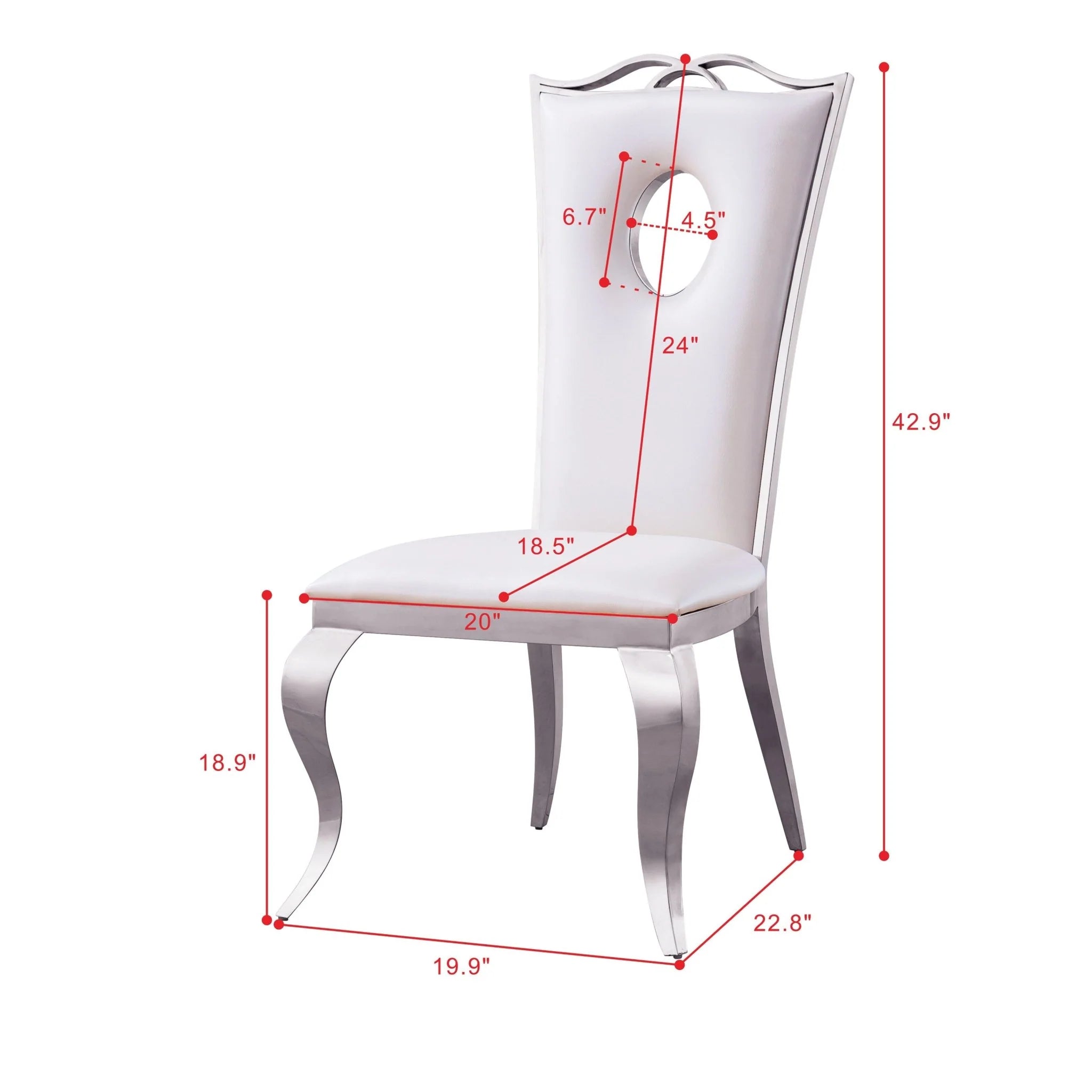 DCK98 DINING CHAIR (2/CTN)