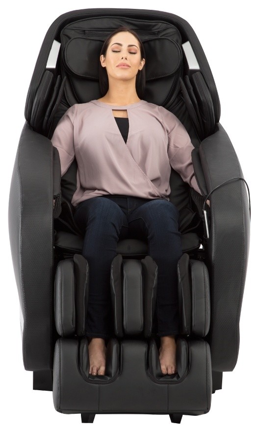 Titan Pro Jupiter XL L Track 3D Massage Chair with Space Saving  Zero Gravity   Contemporary   Massage Chairs   by easymassagechair  Houzz