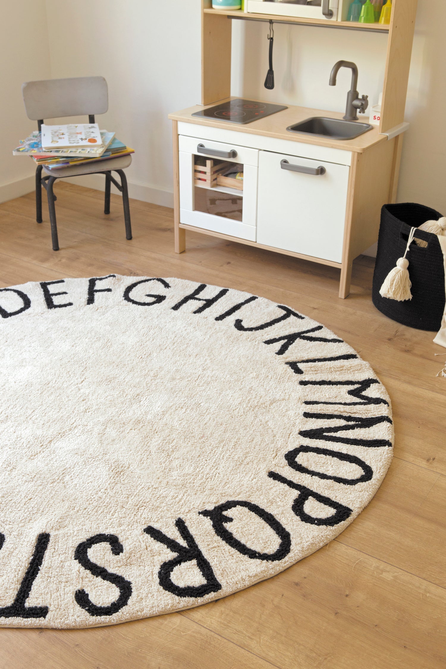 Abc Natural Round Rug