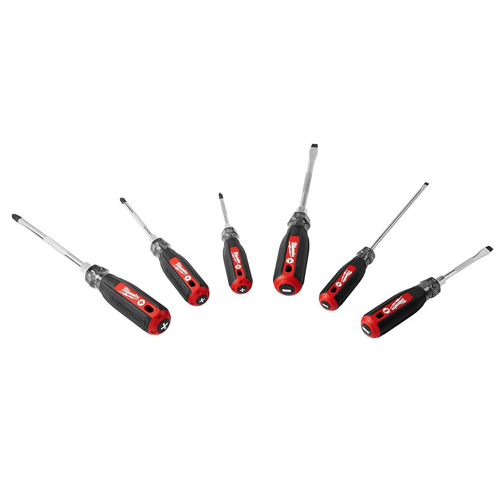 6Pc Cushion Grip Screwdriver Kit ;