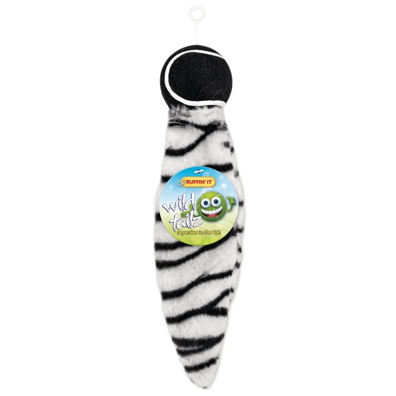 Westminster Pet Ruffinand#039 it Wild Tailz Dog Toy 12 In. L. Animal Print