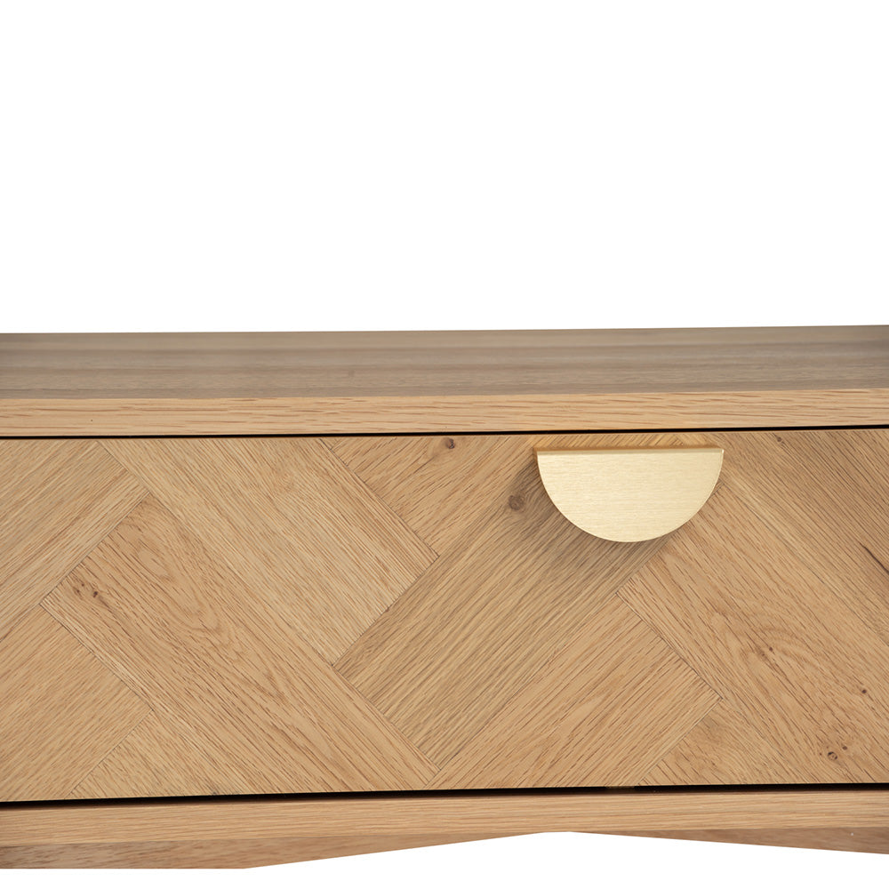 LOFTUS Entertainment TV Unit 120cm - Oak