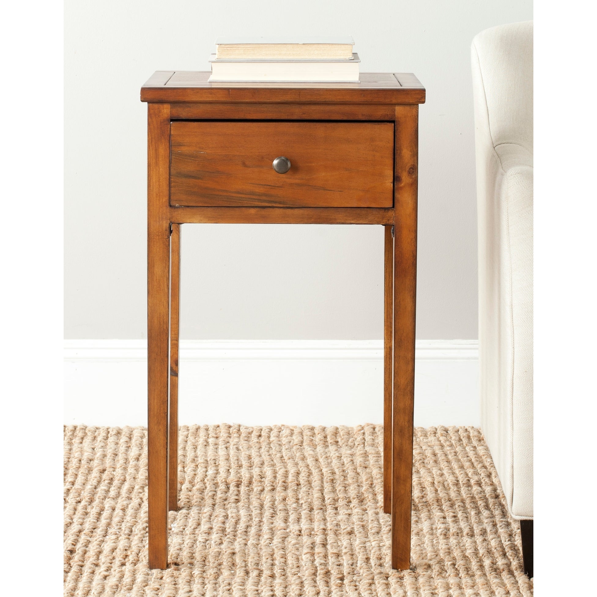 SAFAVIEH Abel Brown End Table - 16.9