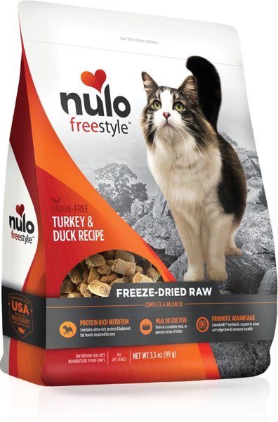 Nulo FreeStyle Turkey and Duck Recipe Freeze-Dried Raw Cat Food