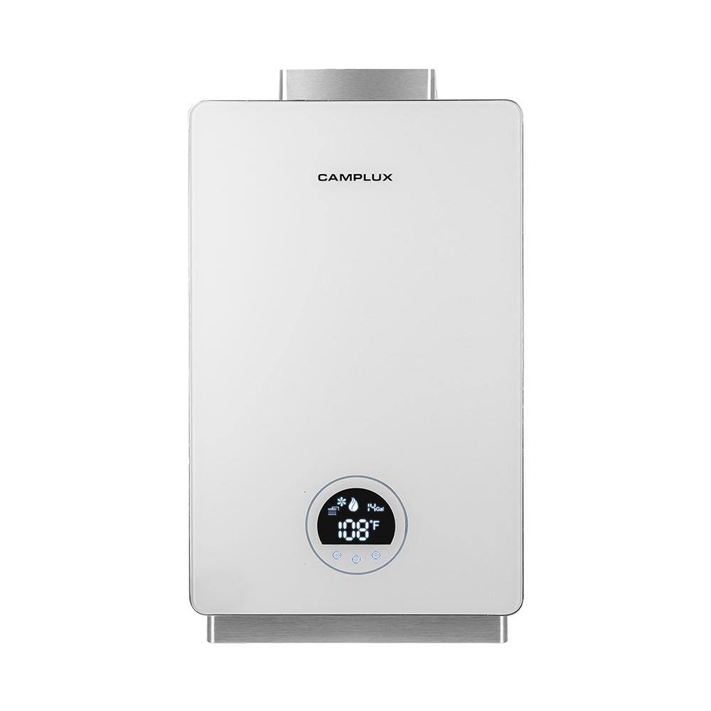 CAMPLUX ENJOY OUTDOOR LIFE Camplux 12 L 3.18 GPM Residential Propane Gas Tankless Water Heater White CA318W-LPN1