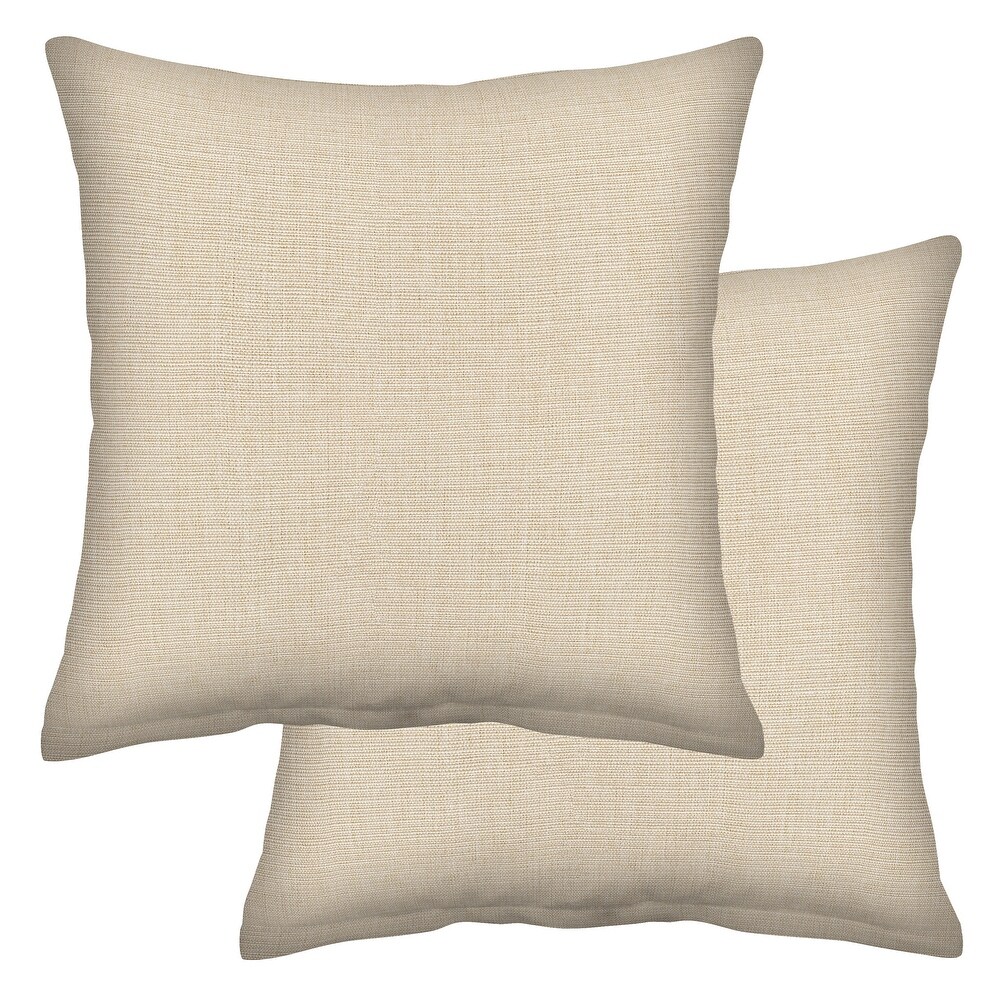 Textured Square Toss Pillow (2 Pack)   17\