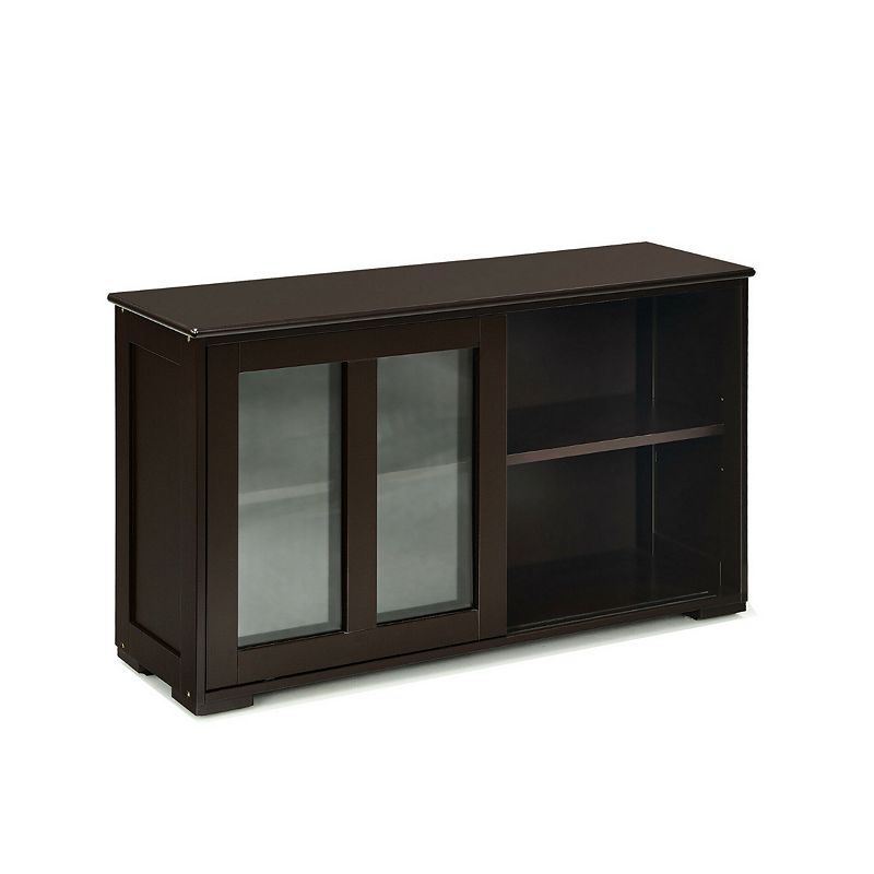 Sideboard Buffet Cupboard Storage Cabinet with Sliding Door