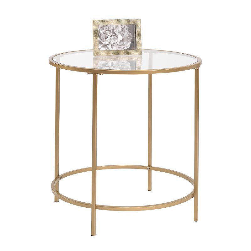 Sauder International Lux Round End Table