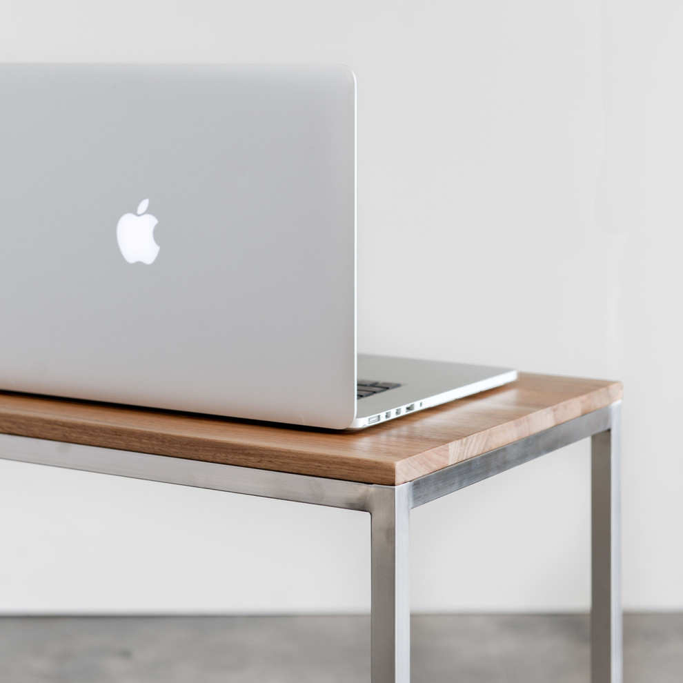 Soho Laptop Stand  Natural Walnut   Transitional   Side Tables And End Tables   by Makers  Houzz