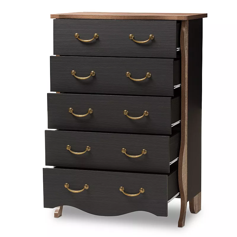 Baxton Studio Romilly Black Chest