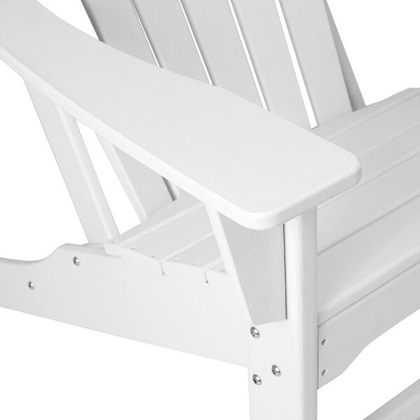 Plastic All Weather Outdoor Patio Foldable Adirondack Chair