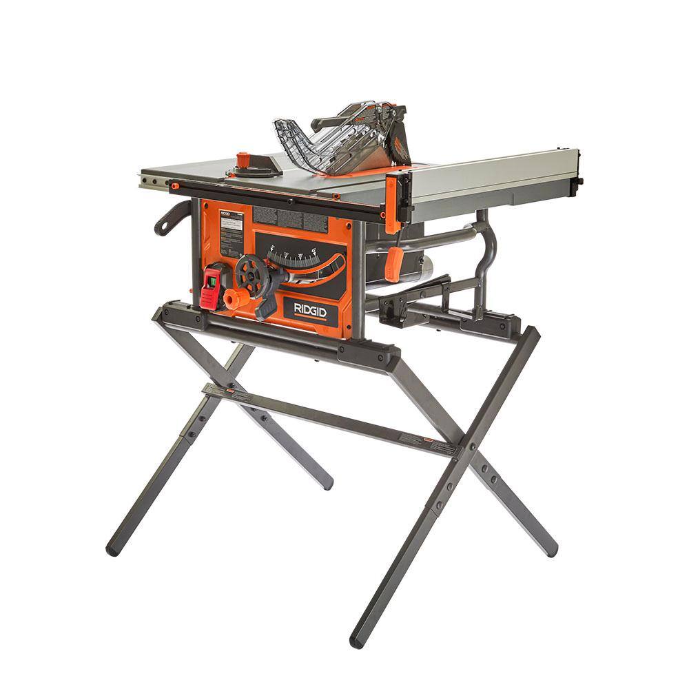 RIDGID Table Saw with Scissor Stand R4540