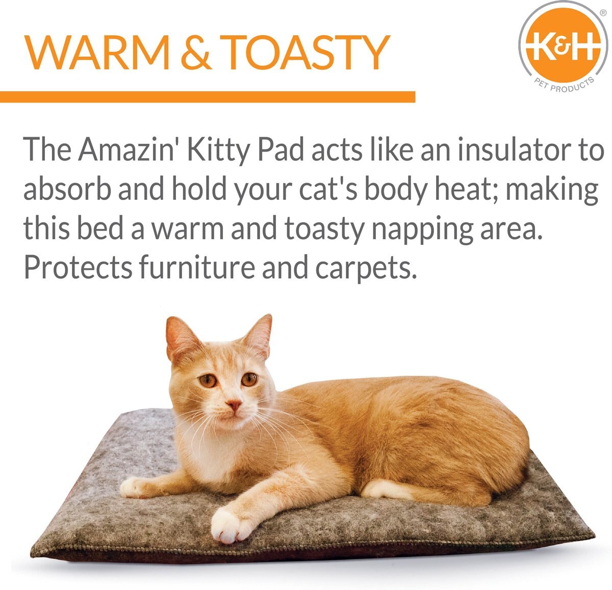 KandH Pet Products Unheated Amazin' Kitty Pad