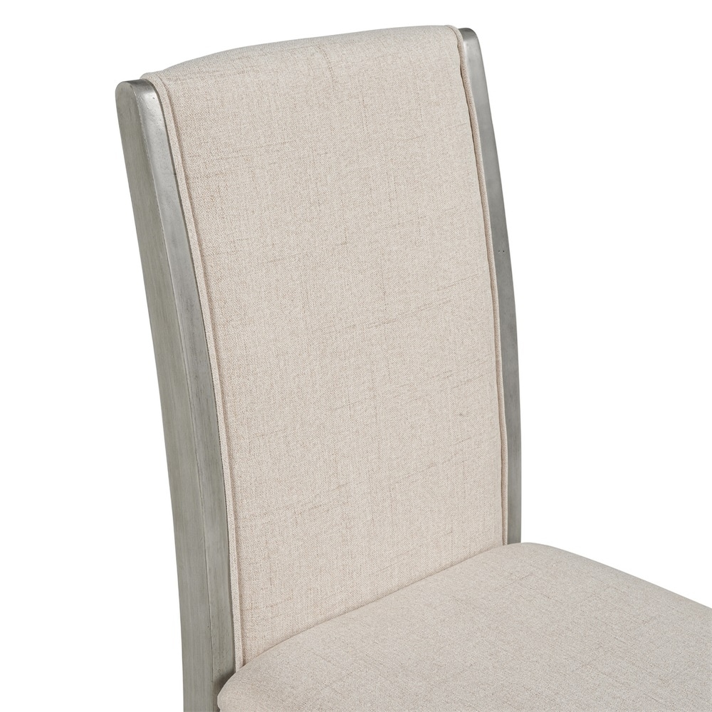 Upholstered Tufted Armless Dining Chair Set of 4