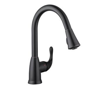 Glacier Bay Market Single-Handle Pull-Down Kitchen Faucet with TurboSpray and FastMount in Bronze HD67551-0327H2