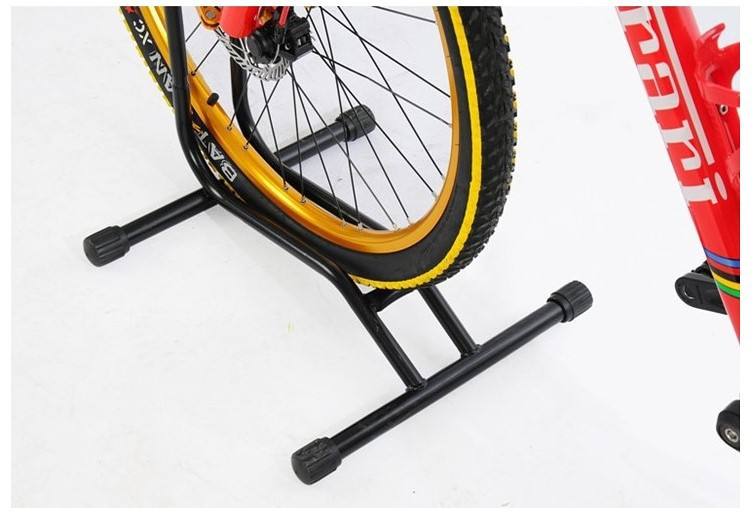 L Type Bike Floor bicycle parking rack Plug in Display Rack Floor Mounted Bike cycle Stand Vertical Bike Rack