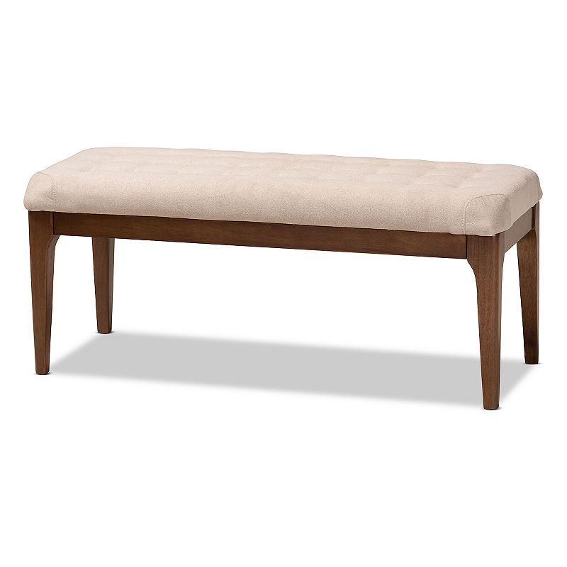 Baxton Studio Walsh Tufted Bench