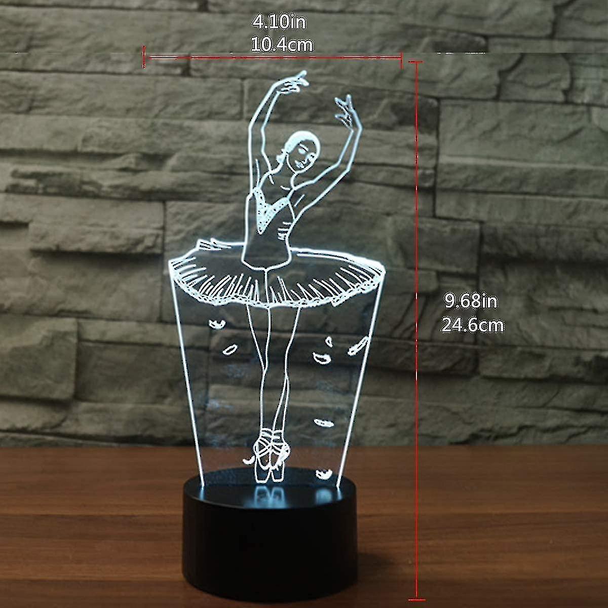 3d Optical Illusion Lamp Led Night Light， Optical Illusions Night Lamp 7 Colors Touch Beds