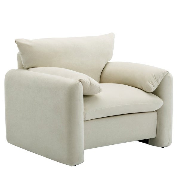 Chenille Oversized Accent Chair Armchair Single Sofa Lounge Chair