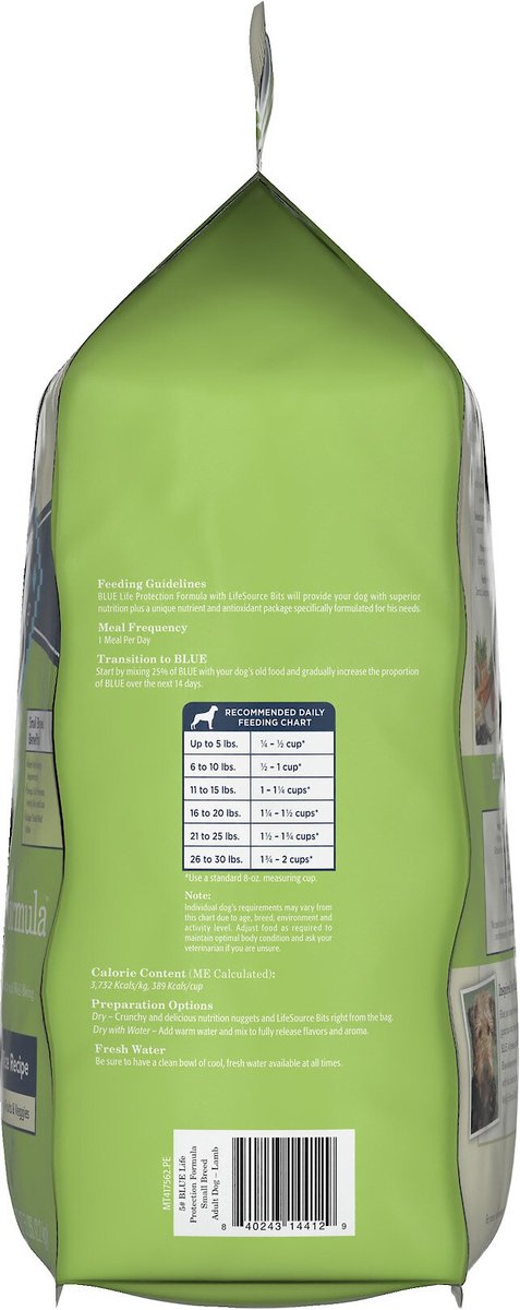 Blue Buffalo Life Protection Formula Small Breed Adult Lamb and Brown Rice Recipe Dry Dog Food