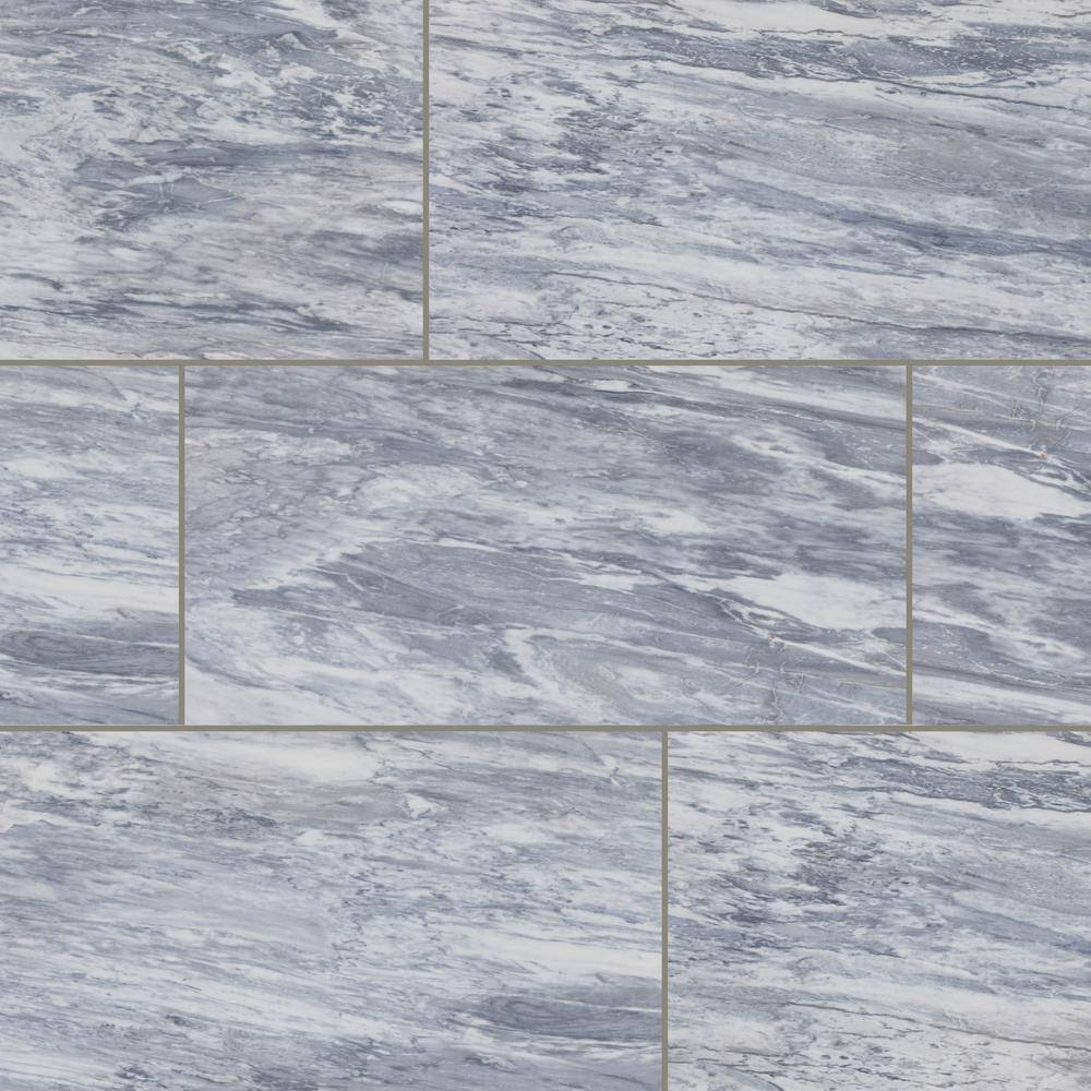 Daltile Yorkview Bluette Crystal 12 in. x 24 in. Glazed Porcelain Floor and Wall Tile (17.1 sq. ft.Case) YK07RCT1224PLHD