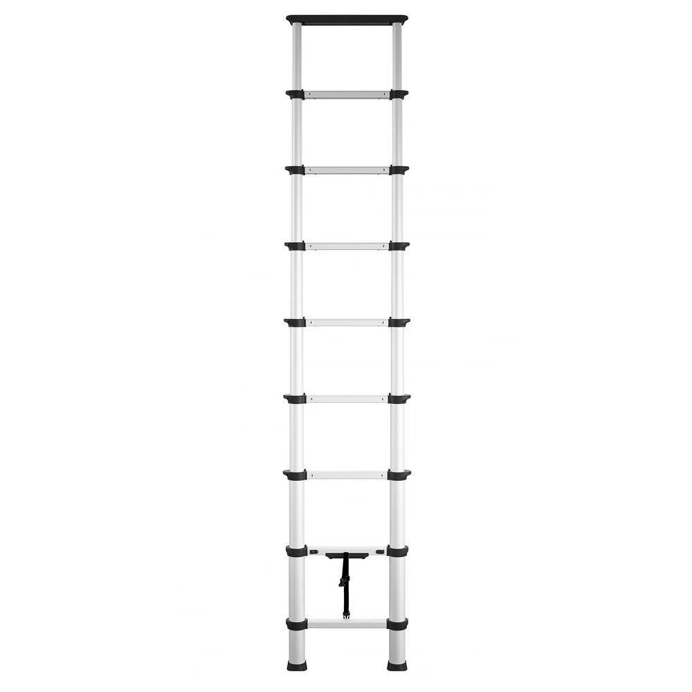 Cosco SmartClose 8.5 ft. Aluminum Telescoping Extension Ladder 12 ft. Reach Height Load Capacity 300 lbs. ANSI Type 1A 20809T1ASE