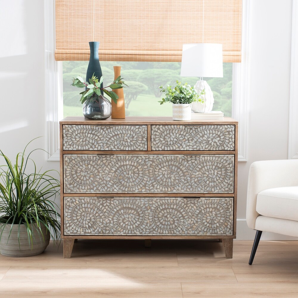 Clematis 4 Drawer Console