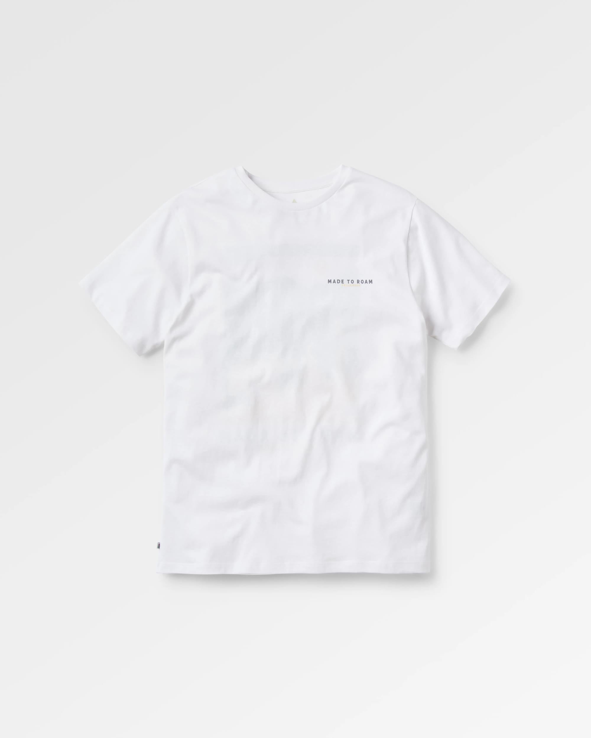 Open Road Recycled Cotton T-Shirt - White