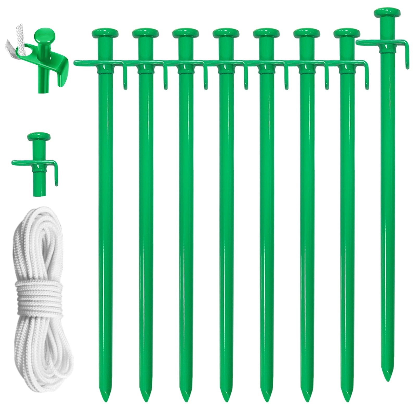 Eurmax Canopy Steel 11.8" Tent Stakes (8 Pack)