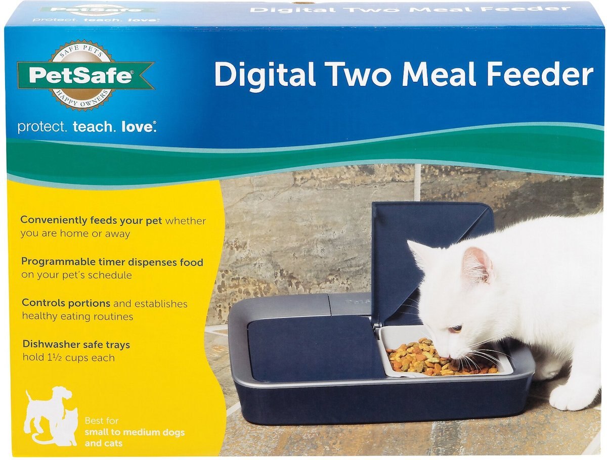 PetSafe Digital 2-Meal Automatic Dog and Cat Feeder