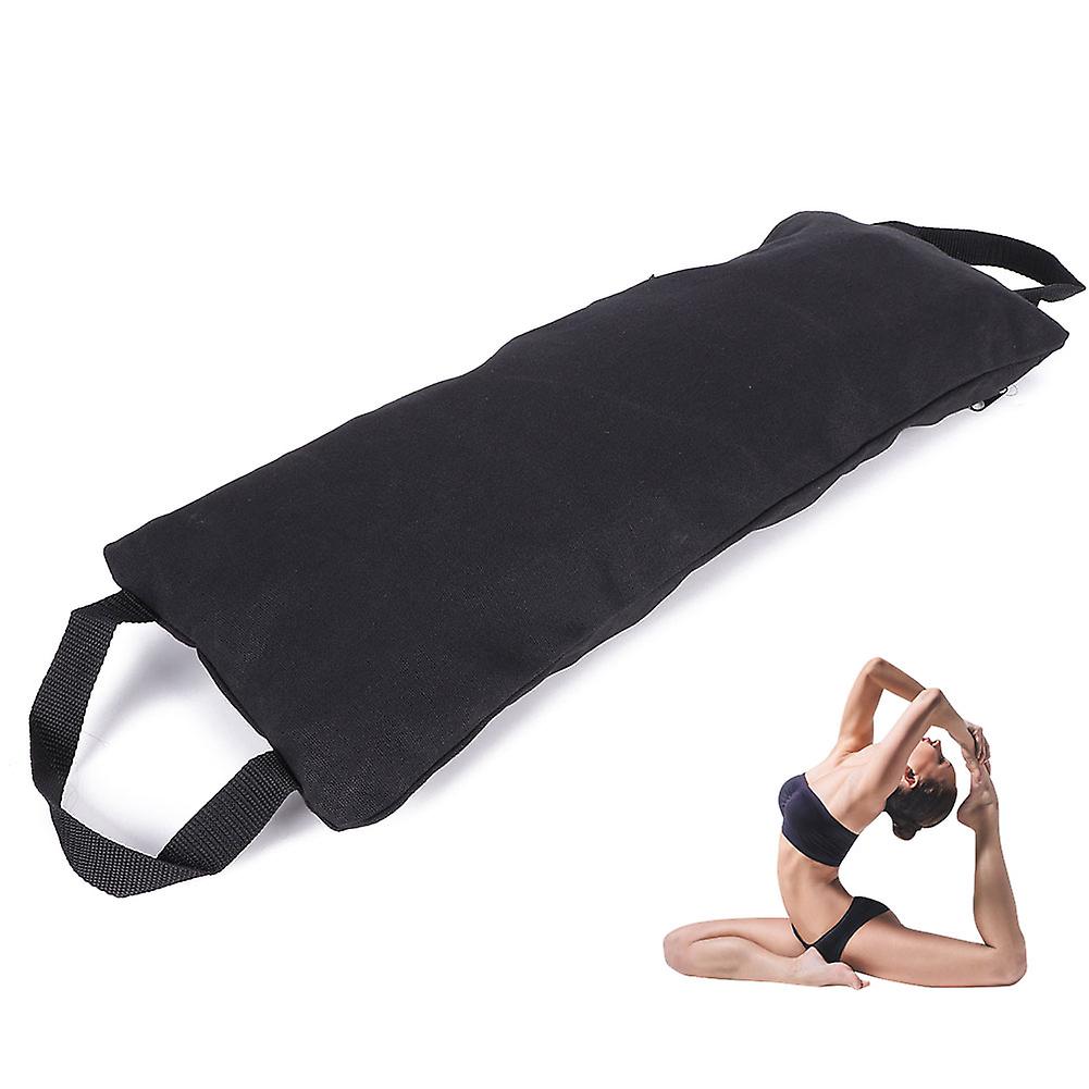 Durable Weightlifting Sandbag Fitness Training Thin Arm Yoga Storage Bag Fillable Accessoryyoga Bag Black