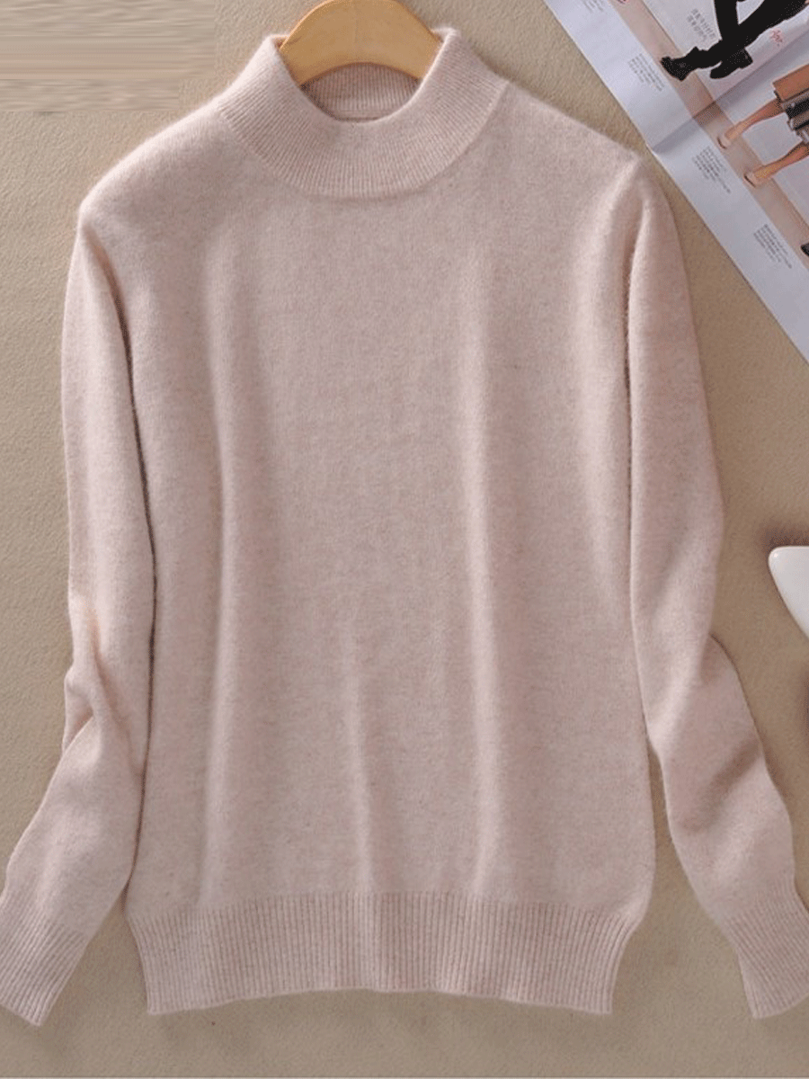 47% Off Women's Half-High Collar Sweater Pullover