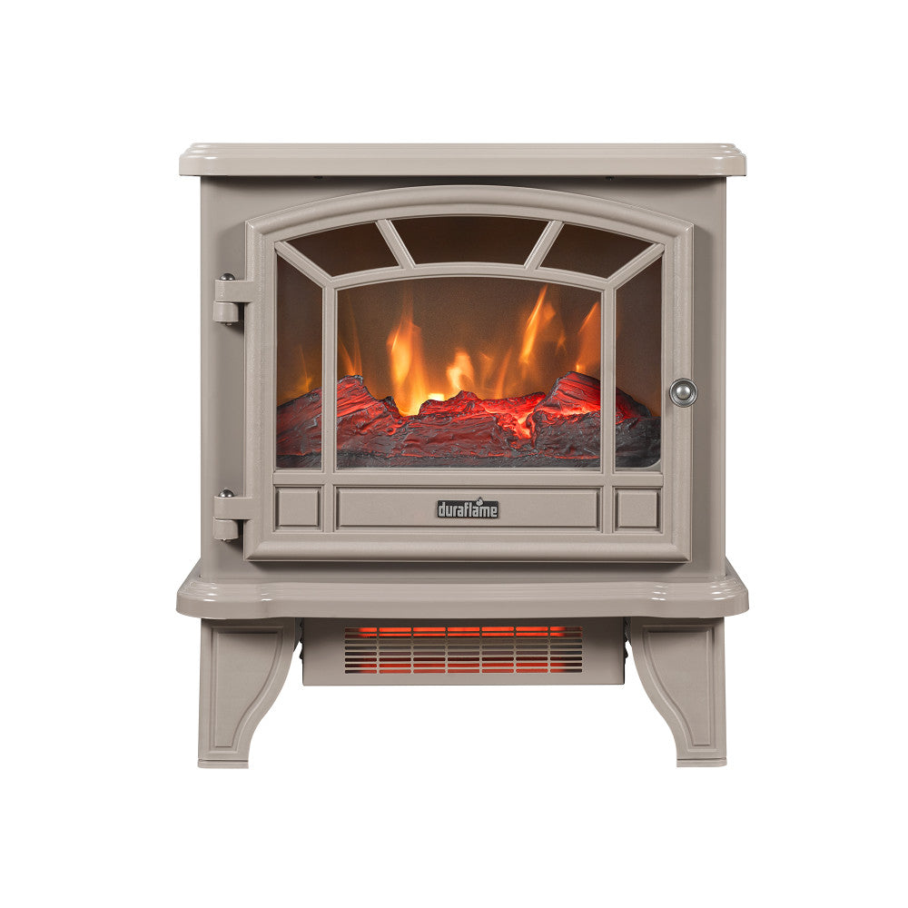 Duraflame® Infrared Quartz Electric Fireplace Stove Heater, Cream