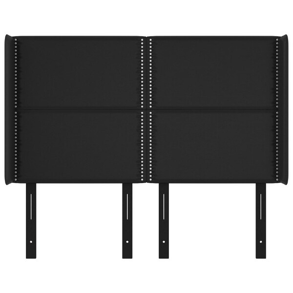 vidaXL Headboard with Ears Black 40.6