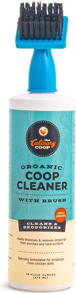 Culinary Coop Organic Chicken Cleaner with Brush， 16-oz bottle